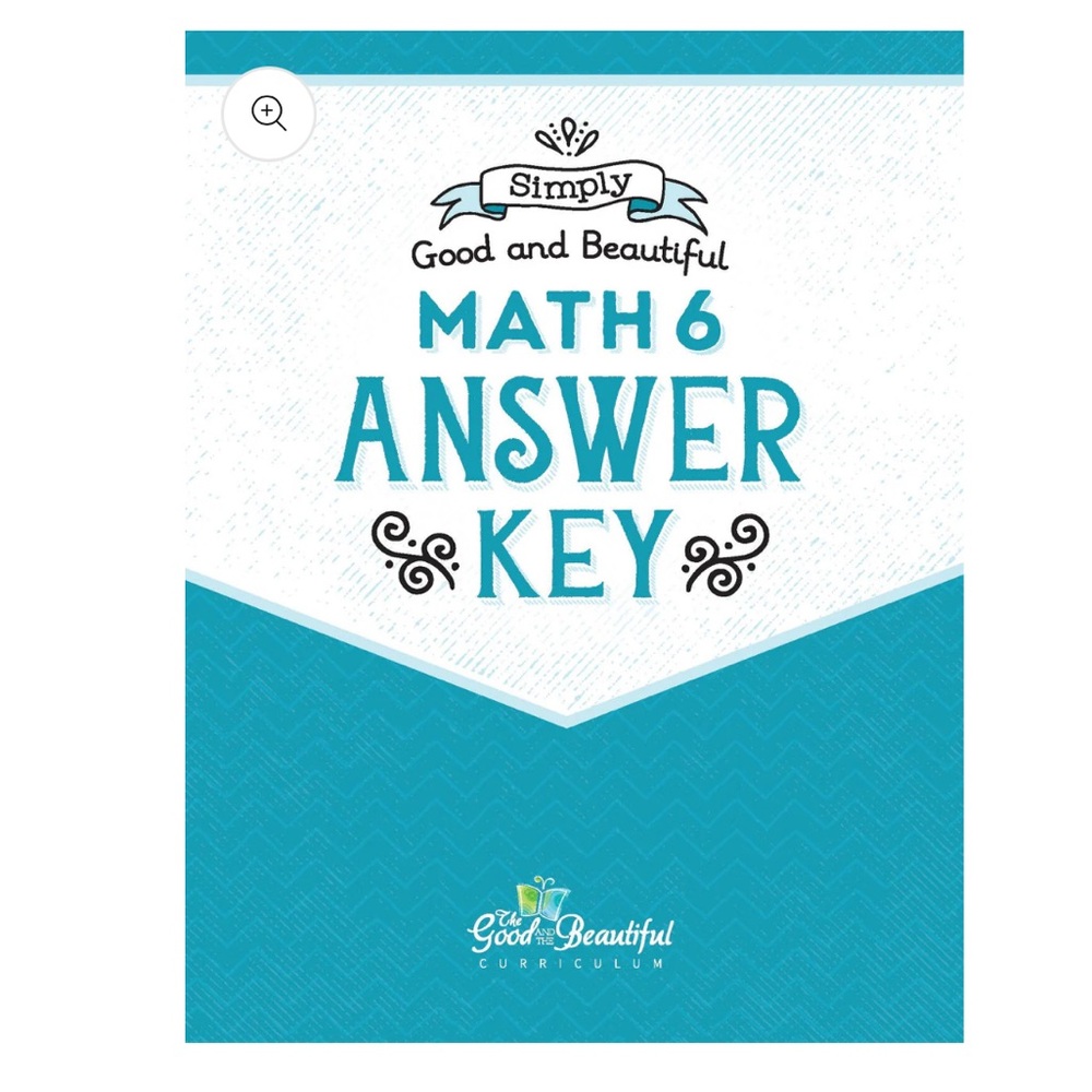 Math 6 Answer Key